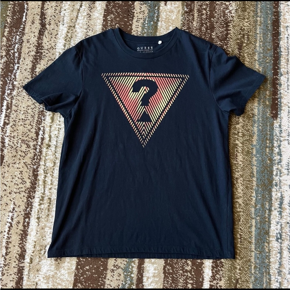 Guess Black Graphic T-Shirt